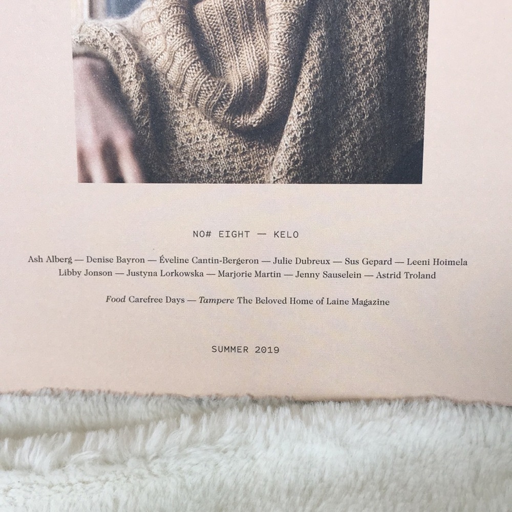 (8) Laine Nordic Knit Life Issue #8 Knitting Magazine Summer 2019 - Picture 2 of 11